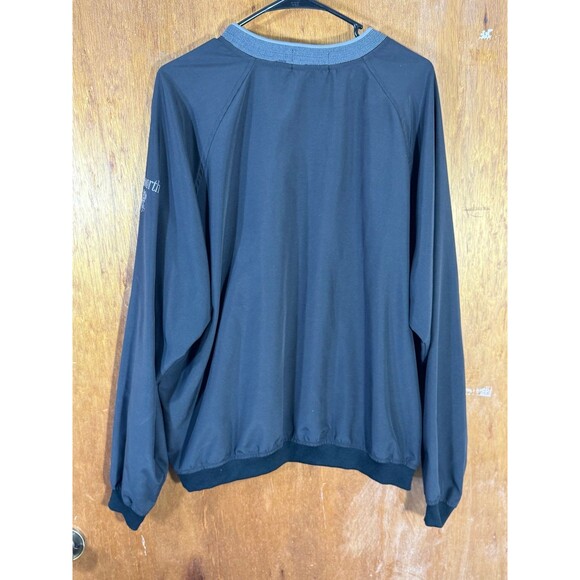 Vintage Ashworth Windbreaker Jacket Golf Men’s Medium USA Black - Picture 8 of 11